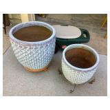Ceramic Planter Set