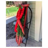 Holiday Sled Décor