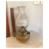 Antique Oil lamp & Misc