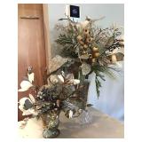 Silvery Winter Floral Arrangements