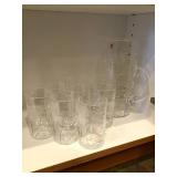 Glass Pitcher & Glasses