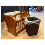 Magazine Rack & Trash Bin