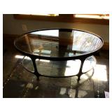 Oval Glass Coffee Table