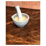 Fine Procelain set, Mortar & Pestle