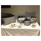 Vintage Holiday Holly Dishes