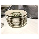 Vintage Holiday Holly Dishes