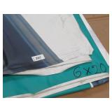 6′ x 20′ 7 oz. Black Vinyl Tarp w/ Advertisement – Reused Billboard – 7 mil Lightweight Duty