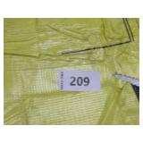 25′ x 33′ 7 oz. Black Vinyl Tarp w/ Advertisement – Reused Billboard – 7 mil Lightweight Duty