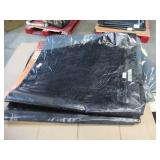 15′ x 33′ 7 oz. Black Vinyl Tarp w/ Advertisement – Reused Billboard – 7 mil Lightweight Duty