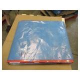 14′ x 60′ 7 oz. Black Vinyl Tarp w/ Advertisement – Reused Billboard – 7 mil Lightweight Duty