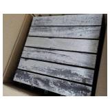 Set of 10 Stripe Brown 14' x 14' Wo...