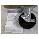 Husky Set of 4 Casters 5' x 2'...