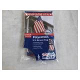 2 1/2 x 4' Sleeved Polycotton US Fl...
