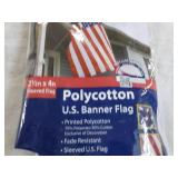 2 1/2 x 4' Sleeved Polycotton US Fl...