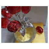 Glass Bouquet Décor - one flower n...