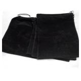 6 Velvet Gift 10' x 11' Bags...