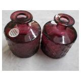 2 Fall Floral Vases 5' Tall...