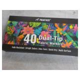 PAGATHER 40 Dual Tip Fabric Markers...