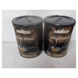 2 LavAzza Espresso Ground Coffee...