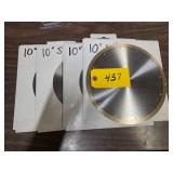 (4) 10' Wet Tile Spider Diamond Bla...