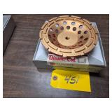 7' Diamond Grinding Wheel, D7D, Wit...
