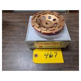 5' Diamond Grinding Wheel, D5D, Wit...