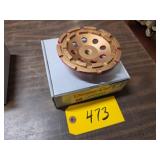 5' Diamond Grinding Wheel, D5D, Wit...