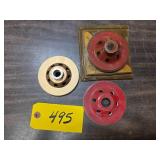 (3) Assorted 4' Diamond Grinding Wh...