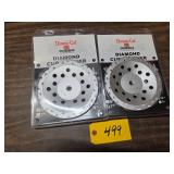 (2) 7' PCD Diamond Cup Wheels...