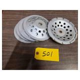 (5) 7' Diamond Grinding Wheels...