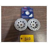 (3) 5' Double Row Diamond Grinding ...