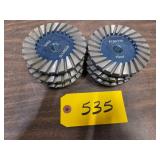 (6) 4' 150/170 Hard Diamond Grindin...