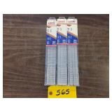 (3) 25 pks. Lenox 12' 6 TPI Recipro...