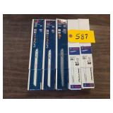 (5) Assorted 25 pks. Bosch 12' Reci...
