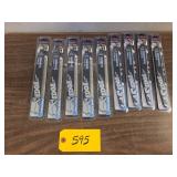 (9) Assorted 5 pks. Bosch 9'  8/10 ...