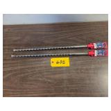 (2) Bosch 5/8'x21' Carbide SDS Max ...