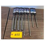 (8) Assorted Bosch SDS Plus Carbide...
