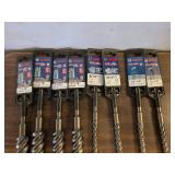 (8) Assorted Bosch SDS Plus Carbide...