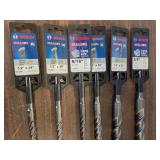 (6) Assorted Bosch SDS Plus Carbide...