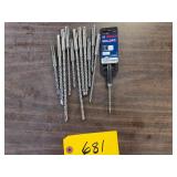 (12) Assorted Bosch SDS Plus Carbid...