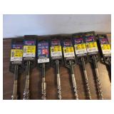 (8) Assorted Bosch SDS Plus Full He...
