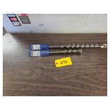 (2) Bosch Spline Carbide Drill Bits...