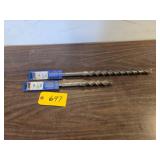 (2) Bosch Spline Carbide Drill Bits...