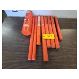 (9) Assorted TE-F Shaft Carbide Tip...