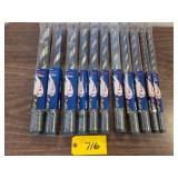 (10) Bosch Straight Shank Auger Bit...