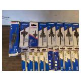 Assorted Lenox Arbors & Drill Bits...
