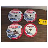(4) Metal Max 6' Diamond Edge Blade...