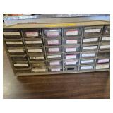 Parts Cabinet with Assorted Bits...