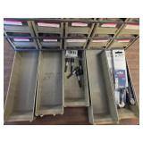 Parts Cabinet with Assorted Bits & ...