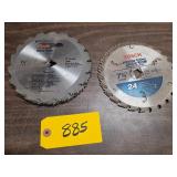 (15)  Assorted 7 1/4' Carbide Tippe...
